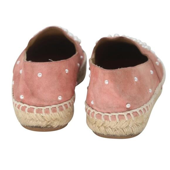 Chanel Espadrille 36 Suede and Faux Leather Pearl CC Flats CC-0523N-0195 - Picture 10 of 13